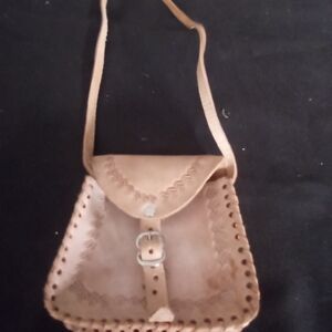 Tan Leather Crossbody Bag ( Box ED )